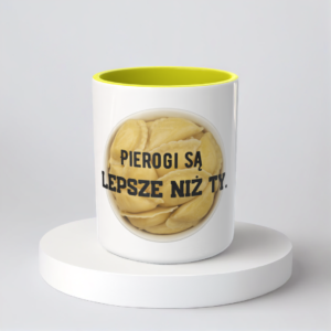 Świąteczny Kubek na Święta - Pierogi są lepsze niż Ty